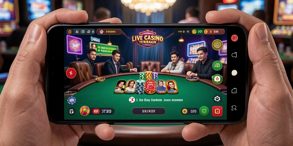 Gameplay Live Casino yang seru dan interaktif di aplikasi 2739.