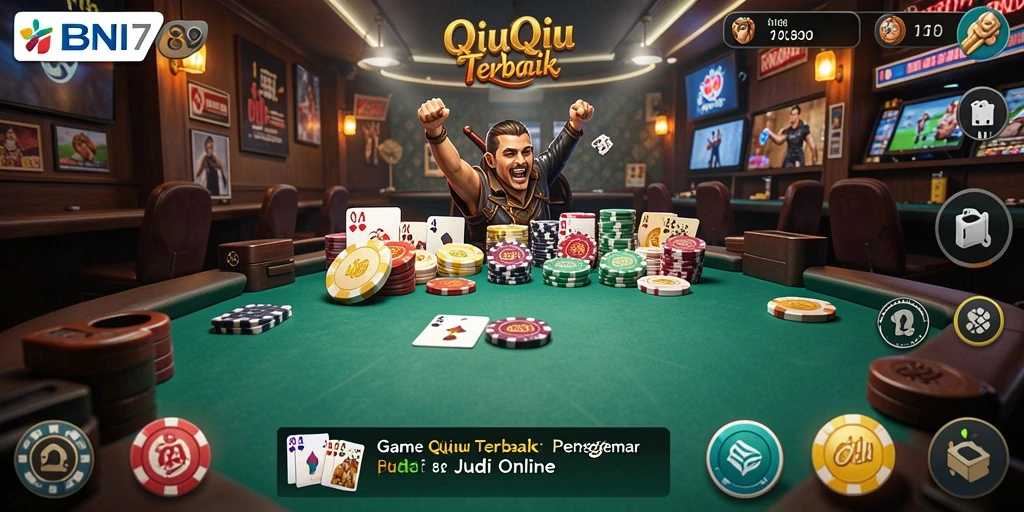 Tampilan gameplay QiuQiu yang menarik di BNI789.