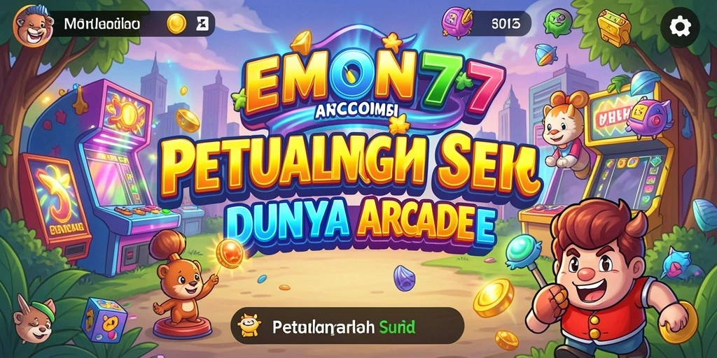 Tangkapan layar EMON77 menampilkan aksi seru gameplay Arcade yang menantang.