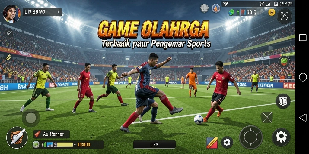 Screenshot gameplay LI789 menampilkan aksi olahraga seru.