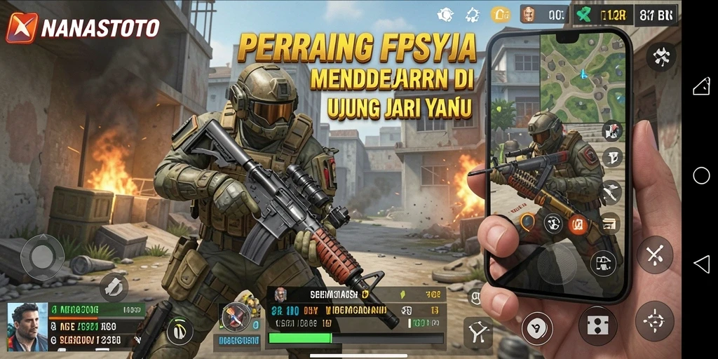 Tangkapan layar NANASTOTO menampilkan aksi tembak-menembak yang mendebarkan.