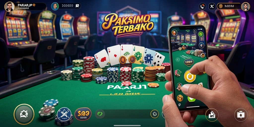 Screenshot PAKARJP menunjukkan gameplay Kasino yang menegangkan.