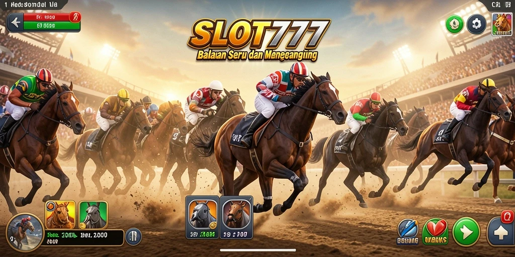 Gameplay SLOT777 yang seru dan menegangkan di lintasan balap.
