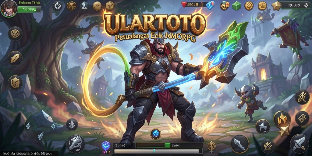 Screenshot ULARTOTO menampilkan aksi seru dalam permainan MMORPG.
