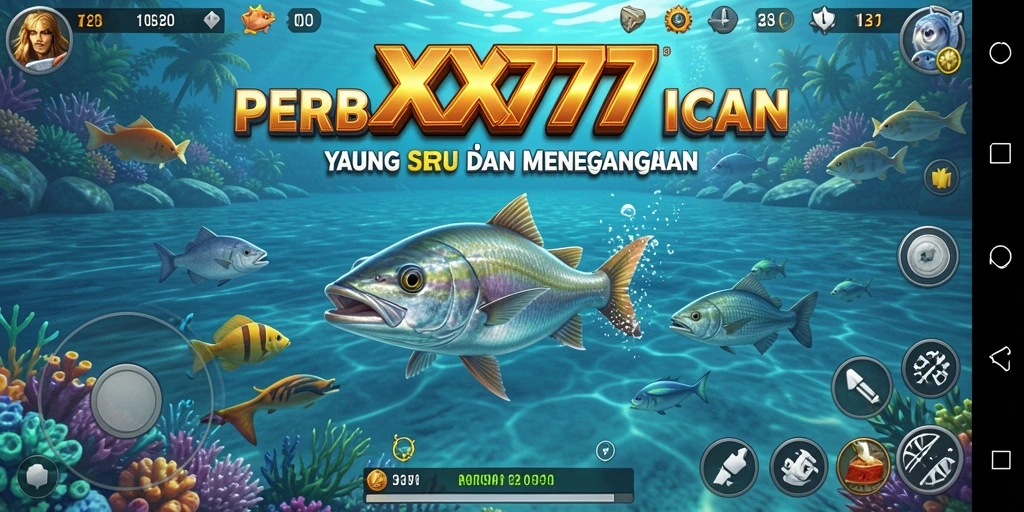 Gameplay XXX777 yang menunjukkan aksi menembak ikan yang seru.