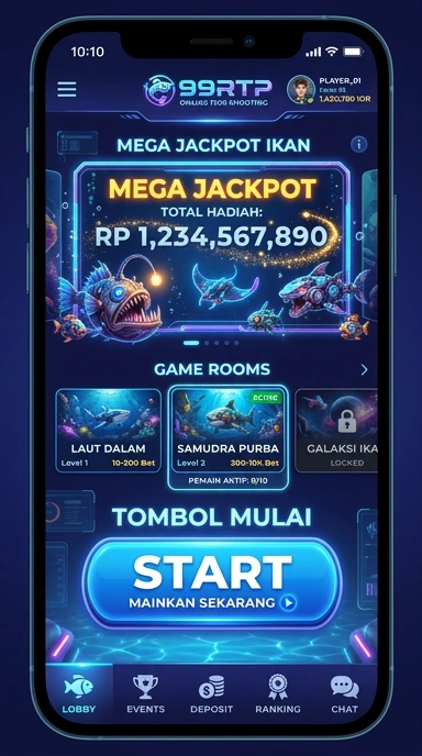 Tampilan antarmuka aplikasi 99rtp yang sederhana dan jelas.